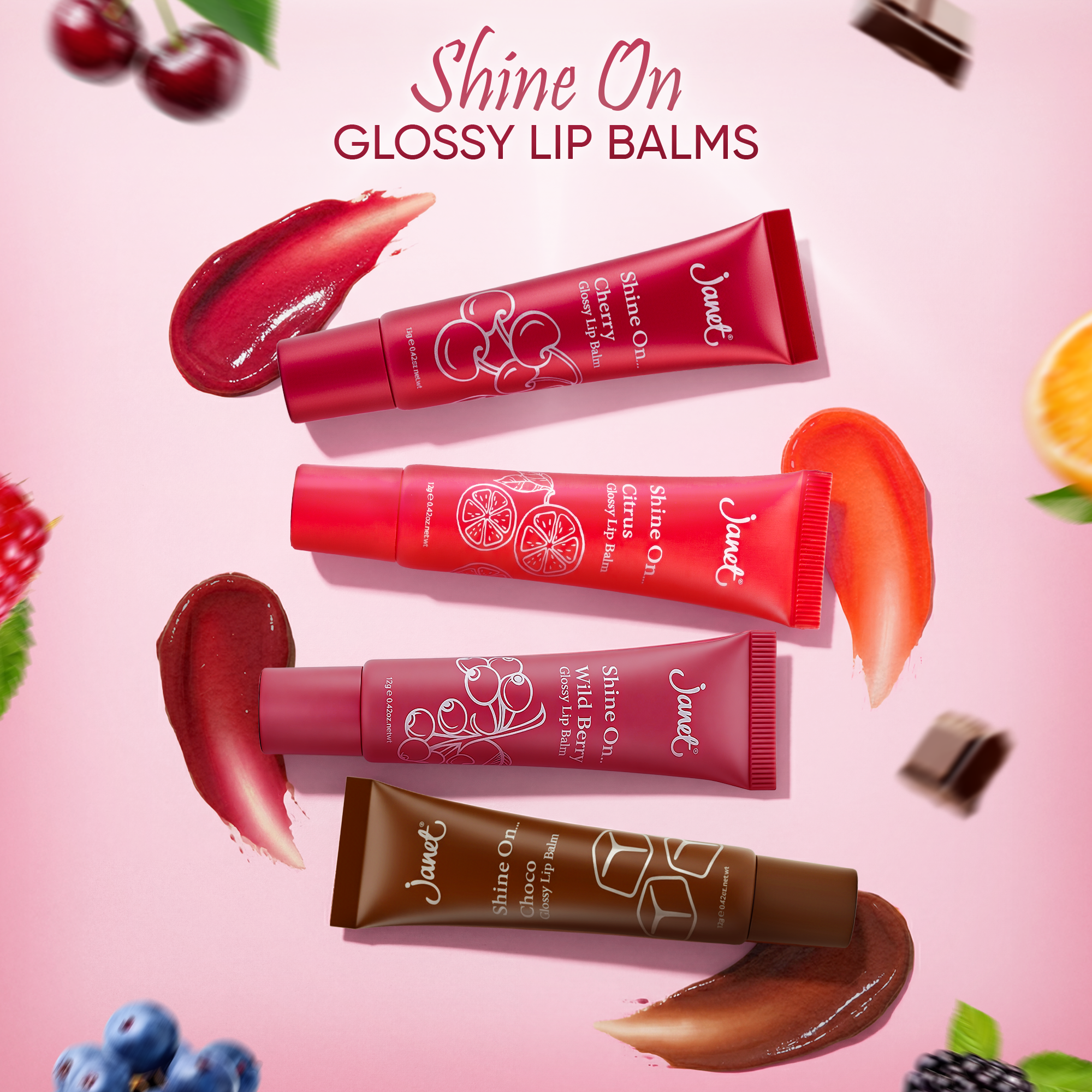 Shine On Glossy Lip Balms