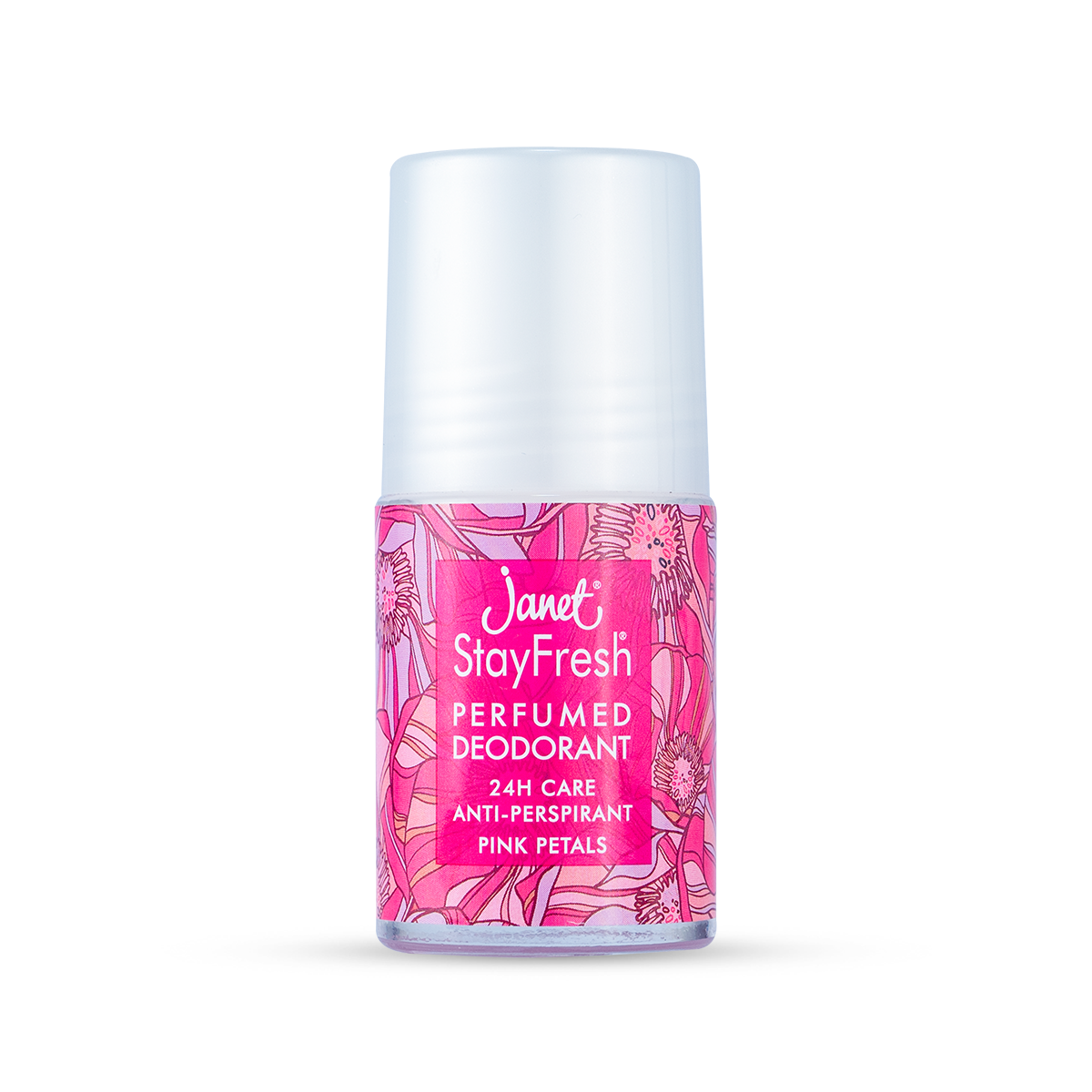 Janet Perfumed Deodorant - Pink Petals - 30ml
